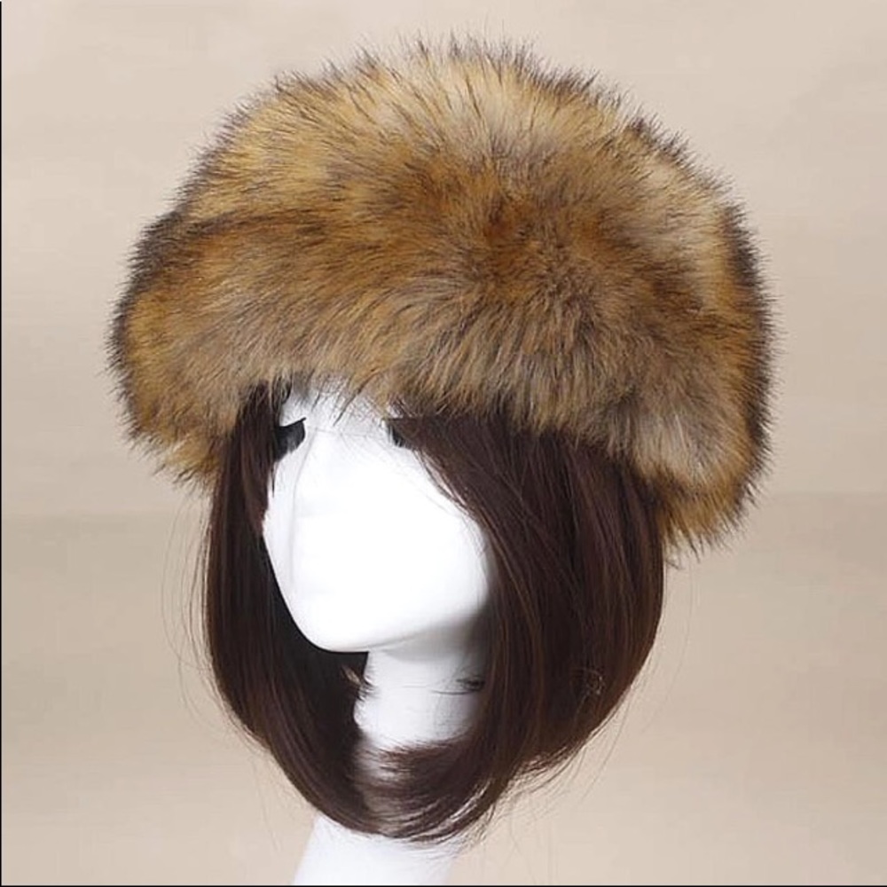 Womens Thick Warm Fur Headband #musthave #preorder